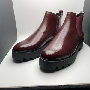 VGUC - Franco Sarto Women's Balinbooty Ankle Boot, Sz 11, Burgundy